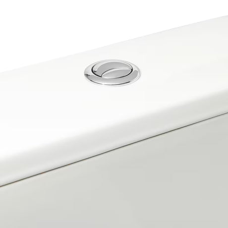 Bílé volně stojící WC kombi SAT Infinitio bez splachovacího okruhu se sedátkem a úsporným DualFlush splachováním