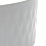 Lesklé bílé keramické umyvadlo na desku SAT Infinitio 36 x 36 cm bez přepadu