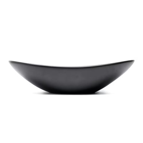 Matně černé keramické umyvadlo na desku SAT Infinitio bez přepadu 61,5x36 cm