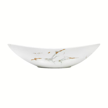SAT Infinitio umyvadlo na desku bez přepadu v bílé matné s imitací mramoru 61,5x36 cm