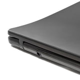 Černo-matné WC sedátko SAT Infinitio se SoftClose a EasyLock v zaobleném designu.