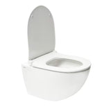 Viseči WC set SAT Infinitio s predstenskim modulom in splakovalnikom Geberit Delta v sodobnem dizajnu.