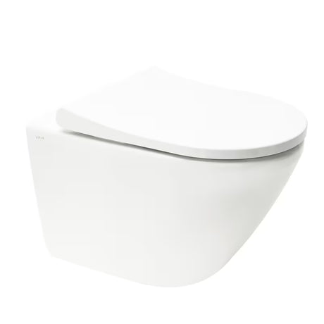 Závěsný WC set VitrA Integra s montážním modulem, nádržkou, duroplastovým sedátkem SoftClose a bílým tlačítkem