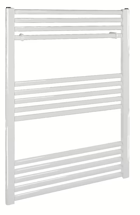 Bílý kombinovaný radiátor SAT KD 80x45 cm s krajovým připojením