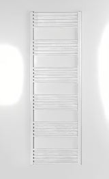 Bílý kombinovaný radiátor SAT KD 180x60 cm s krajovým připojením na rozteč.
