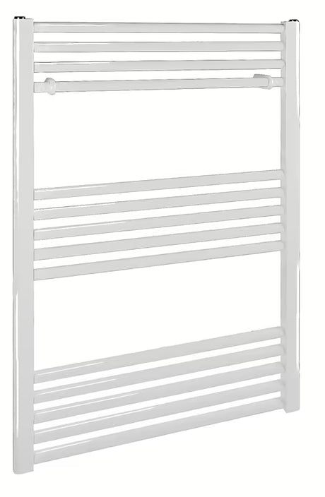 Bílý kombinovaný radiátor SAT KD 60x80 cm s krajovým připojením na rozteč