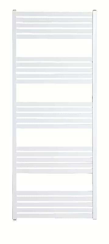 Bílý kombinovaný radiátor SAT Kh 45x150 cm s krajovým připojením na rozteč
