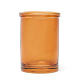 Hnědá sklenička SAT Magic jako volně stojící koupelnový doplněk s jednoduchým elegantním designem.