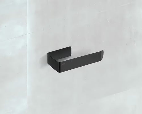 Černý nástěnný držák toaletního papíru SAT Mood s jednoduchým elegantním designem