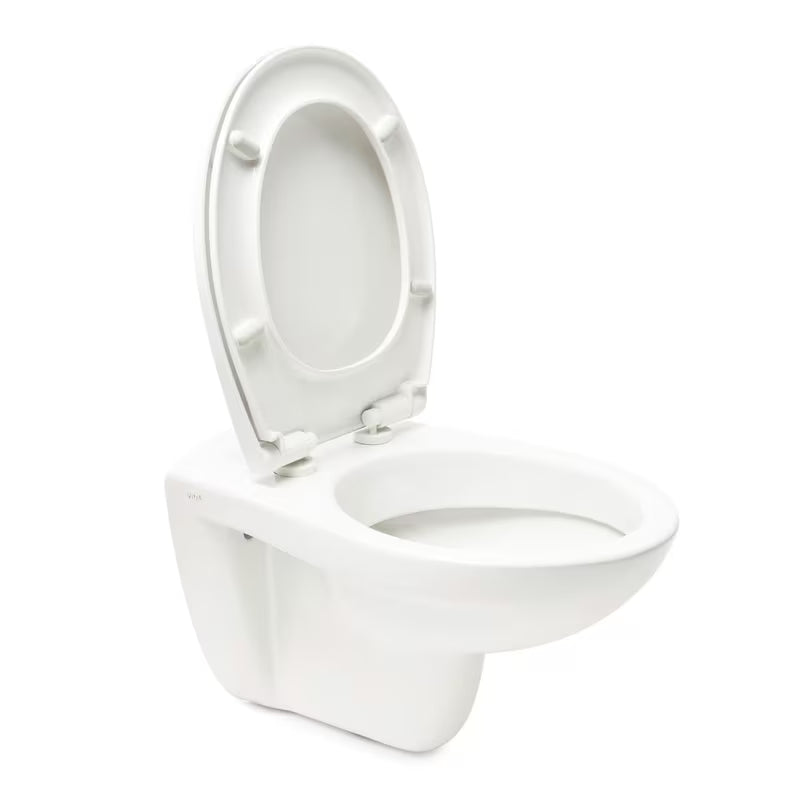 Viseči WC set vitra Normus z modulom pro za predstensko montažo, splakovalnikom SAT in WC-desko mehko Zapiranje Soft Close.