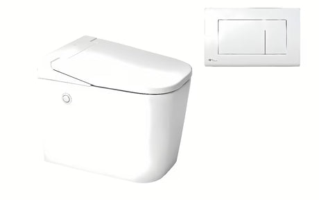 Stojící WC SAT OptimFlush v bílé barvě s integrovanou nádržkou a technologií akumulačního splachování