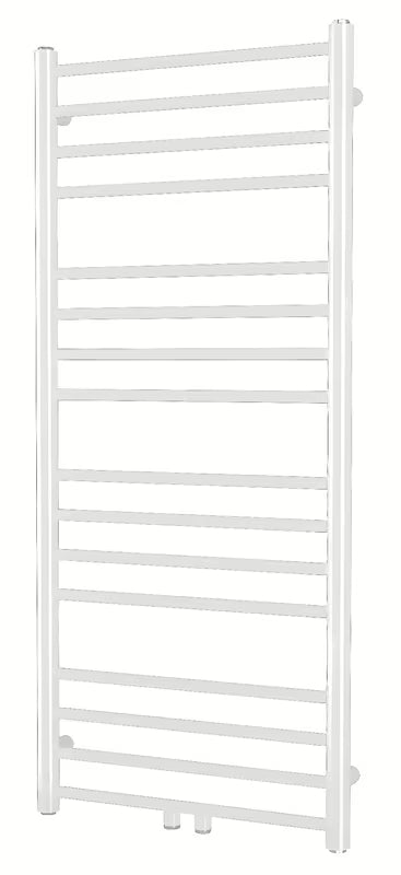 Bílý kombinovaný radiátor SAT Paul 50x114 cm se středovým připojením
