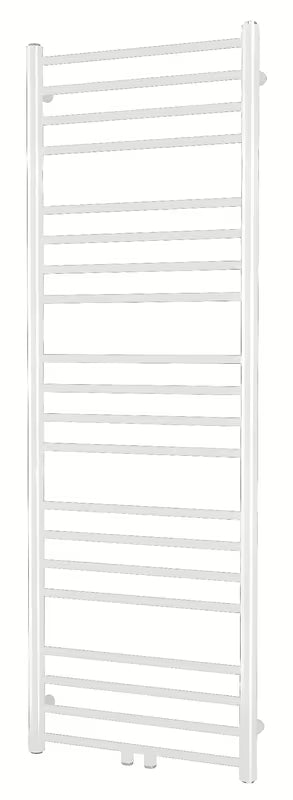 Bílý kombinovaný radiátor SAT Paul 50x144 cm se středovým připojením