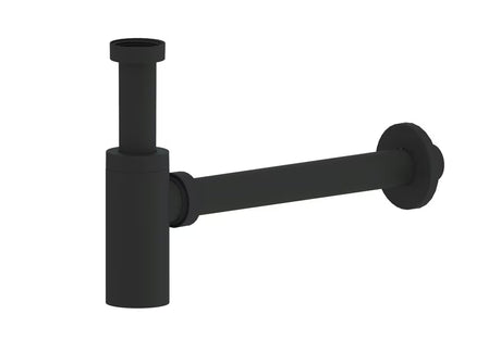 Umyvadlový sifon SAT Project v černé matné s připojením 5/4 a odtokovou trubkou 32 mm
