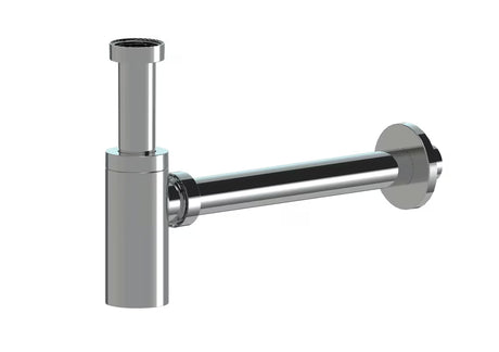 SAT Project umyvadlový sifon v plastovém provedení s chromovým vzhledem pro připojení 5/4" a odpad 32 mm.