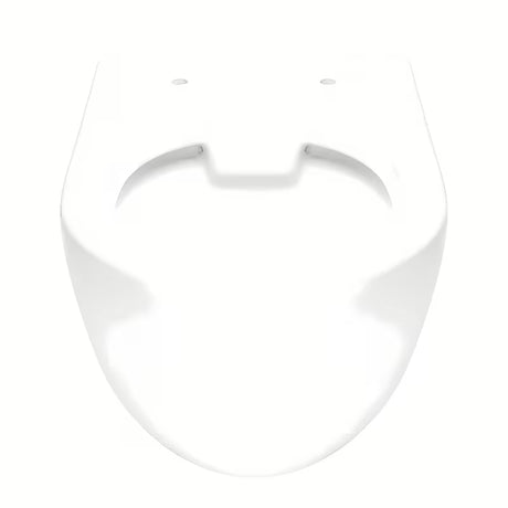 Závěsné WC SAT Project v bílé lesklé barvě se sedátkem SoftClose a otevřeným okruhem splachování