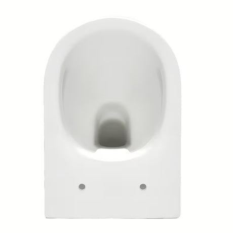 Závěsné WC SAT Project v bílé lesklé barvě se sedátkem SoftClose a otevřeným okruhem splachování