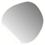 Asymetrické koupelnové zrcadlo SAT Purity 80x80 cm s LED osvětlením a dotykovým senzorem