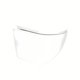 Bílé závěsné WC SAT s Rimless provedením bez splachovacího okruhu a sedátkem se SoftClose