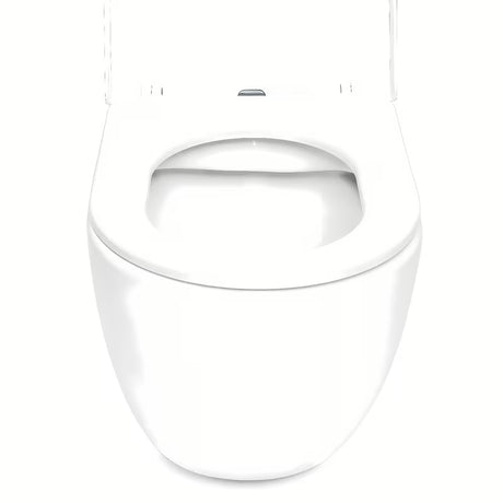 Bílé závěsné WC SAT s Rimless provedením bez splachovacího okruhu a sedátkem se SoftClose