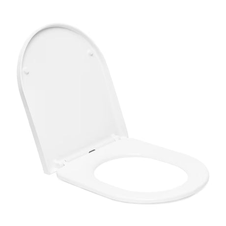 Bílé WC sedátko SAT se SoftClose a snadným sejmutím pro čištění