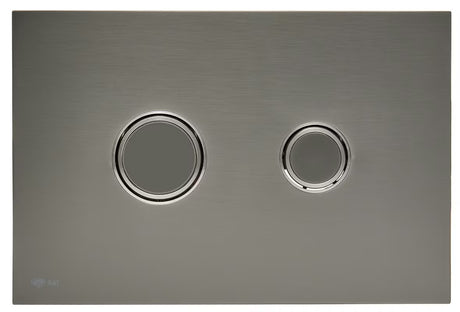 Ovládací tlačítko SAT v provedení gun metal mat z nerezu s PVD povrchem a Anti-fingerprint úpravou.