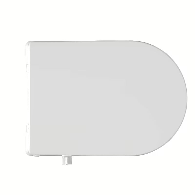 Bílé bidetovací WC sedátko SAT Easy se SoftClose a ovládáním kolečkem pro zadní i dámské mytí.