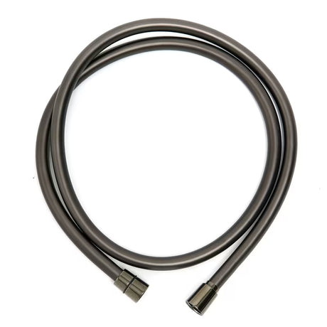 Sprchová hadice SAT Dark v matném provedení PVD Gun Metal o délce 150 cm.