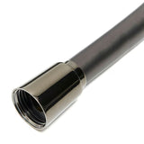 Sprchová hadice SAT Dark v matném provedení PVD Gun Metal o délce 150 cm.