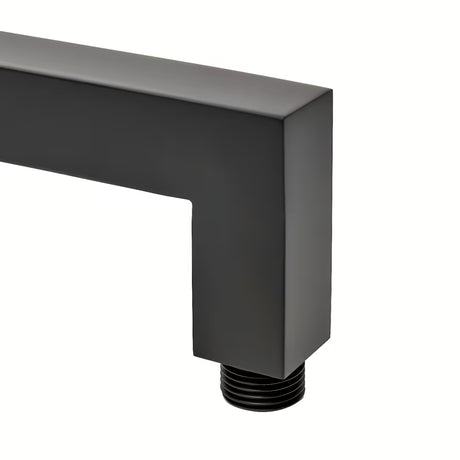 Černé sprchové rameno SAT B-Way z kovu v délce 40 cm pro moderní koupelnu