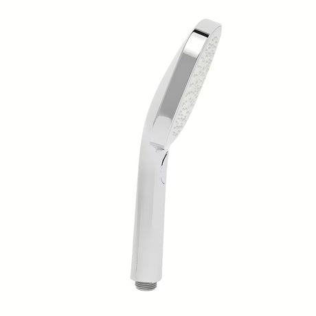 Ruční sprchová hlavice SAT v bílé a chromu s průměrem 12 cm a tlačítkem EasyClick pro 3 proudy.