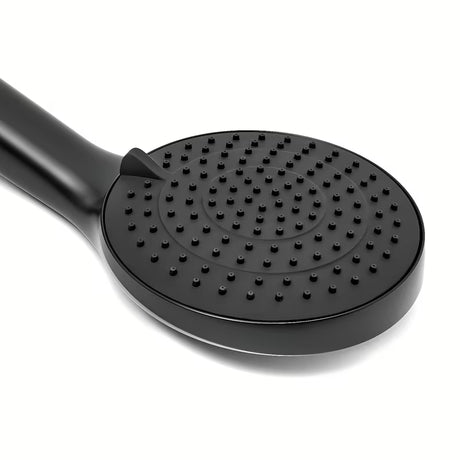Vanový set SAT v černé matné barvě s ruční sprchou se 3 funkcemi, hadicí 150 cm a pevným držákem.