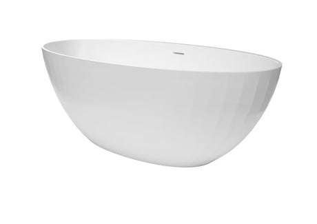 Volně stojící vana SAT z litého mramoru 167x83 cm s levým i pravým určením