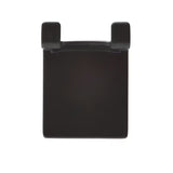Černý háček SAT s minimalistickým designem pro montáž bez vrtání pomocí 3M pásky