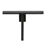 Černý háček SAT s minimalistickým designem pro montáž bez vrtání pomocí 3M pásky