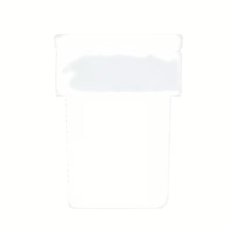 Bílý držák skleniček SAT do koupelny s montáží lepením bez vrtání.
