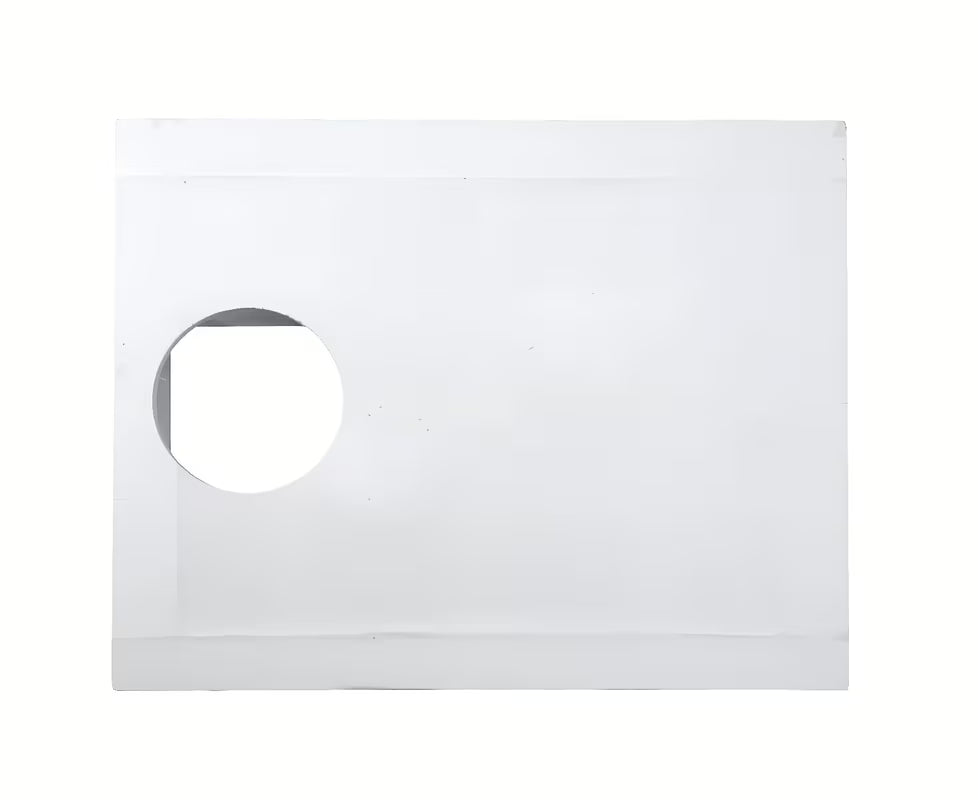 Bílý polystyrenový nosič SAT pro sprchovou vaničku z odolného HDPS materiálu.