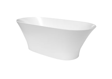 Volně stojící vana SAT z litého mramoru 157x69 cm s levým i pravým určením