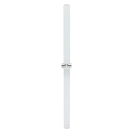 Sprchová tyč SAT 80 cm v bílo-chromovém provedení s posuvným a naklápěcím držákem sprchy