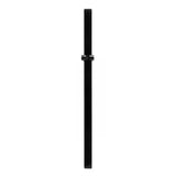 Sprchová tyč SAT na stěnu v černé matné barvě s posuvným a naklápěcím držákem sprchy