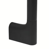 Sprchová tyč SAT v matně černém provedení s kulatým designem pro moderní sprchový kout.