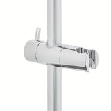 Chromový termostatický sprchový systém SAT s hlavovou sprchou 32 × 21 cm a ruční sprchou