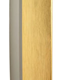 Kulaté LED zrcadlo SAT v zlaté barvě o průměru 60 cm se senzorem a krytím IP44.