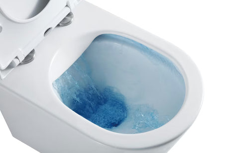 Závěsný WC set SAT s modulem Geberit Duofix, nádržkou, bílým tlačítkem Sigma a sedátkem SoftClose