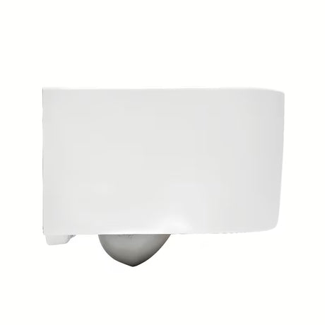 Závěsný WC set SAT Tornado s vírovým splachováním, modulem Duofix, nádržkou Geberit a tlačítkem Delta v bílé barvě.