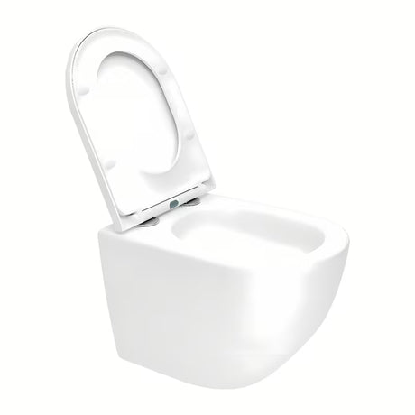 Závěsný WC set SAT Tornado s vírovým splachováním a modulem Geberit Duofix s ovládacím tlačítkem Sigma