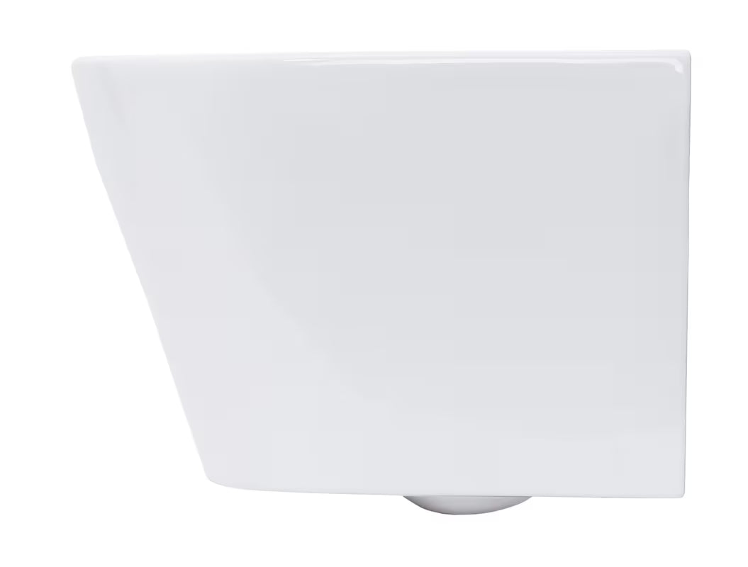 Viseči WC set SAT Infinitio s predstenskim modulom, črno splakovalno tipko in sedežem mehko Zapiranje Soft Close