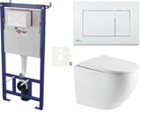 Závěsný WC set SAT Fusion pro instalaci do lehkých stěn a předstěnových systémů
