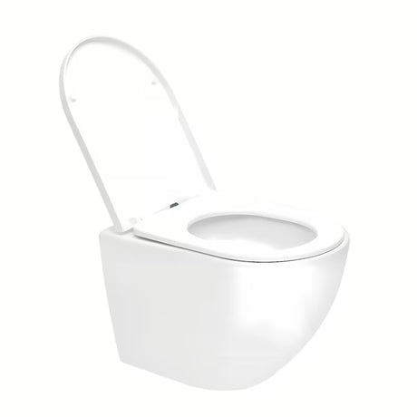 Závěsný WC set SAT Fusion s vírovým splachováním, modulem k zazdění, nádržkou a tlačítkem černá mat