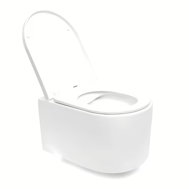 Závěsný WC set SAT s nádržkou TECE a ovládacím tlačítkem v černé matné barvě